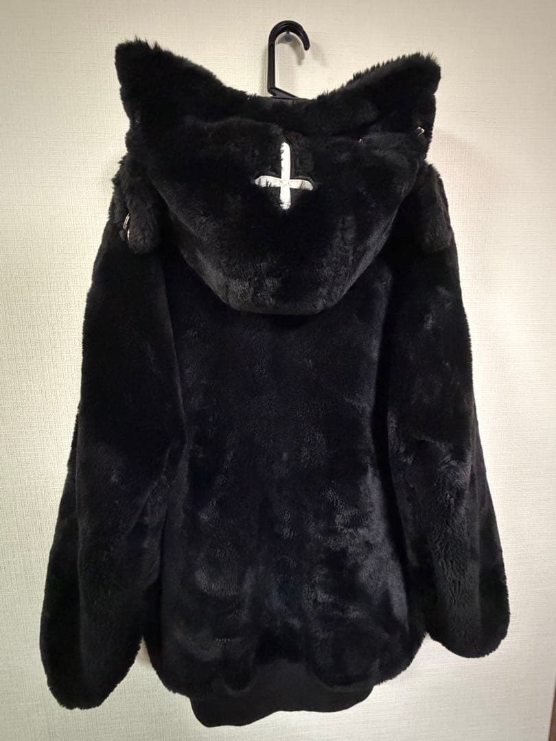 Dimmoire / BABY SHEEPファーパーカー/ black