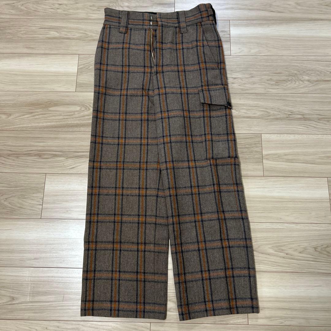 dries van noten 20aw チェック柄スラックス