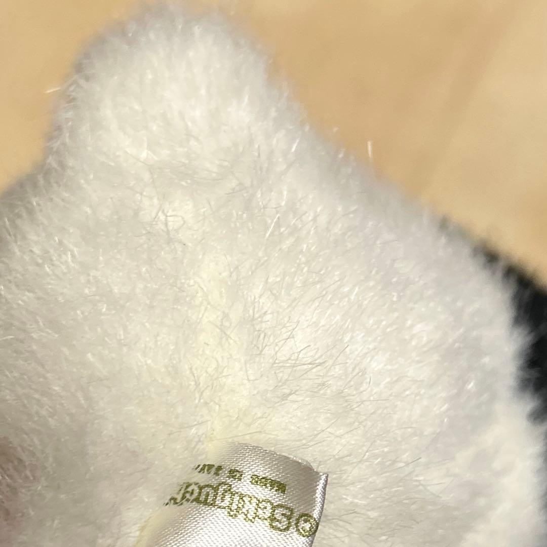 可愛い　白　黒　セキグチ　猫　ぬいぐるみ　レトロ　希少　昭和レトロ