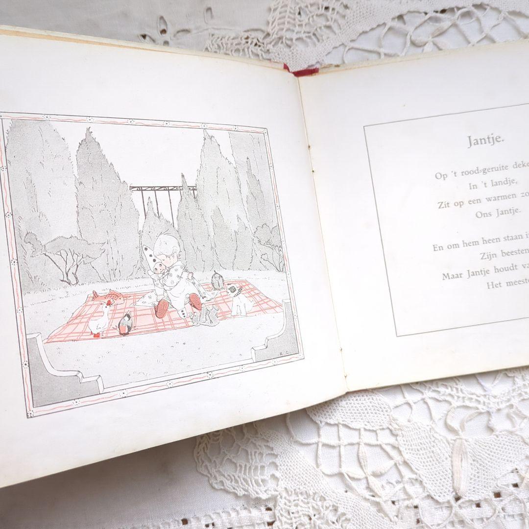 稀少1916アンティーク絵本 洋書古書 児童書 ヴィクトリアン ヴンテージ