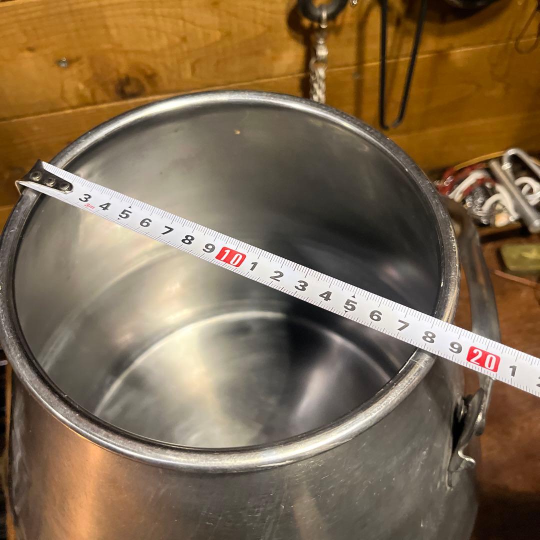ヴィンテージ　ステンレスミルク缶