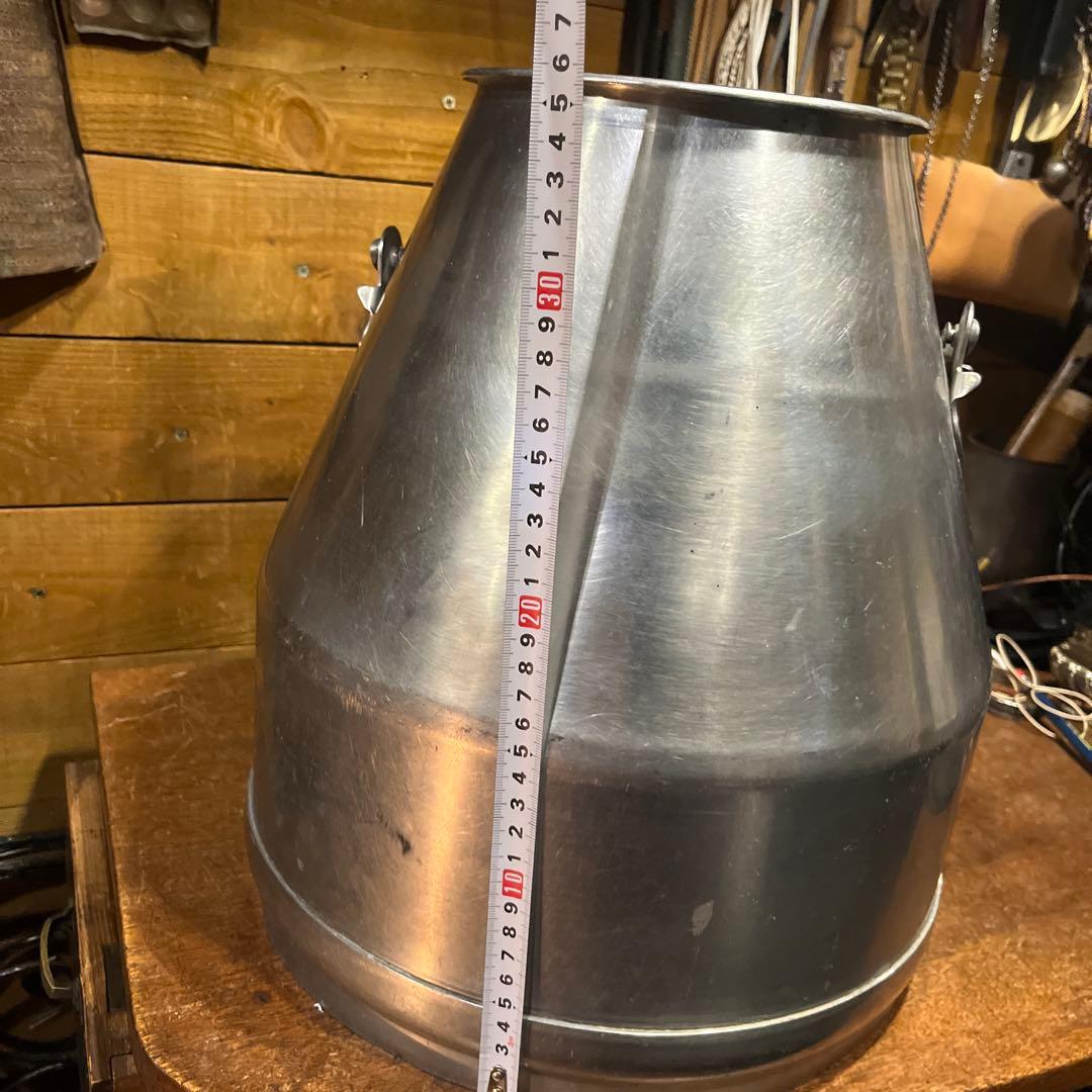 ヴィンテージ　ステンレスミルク缶