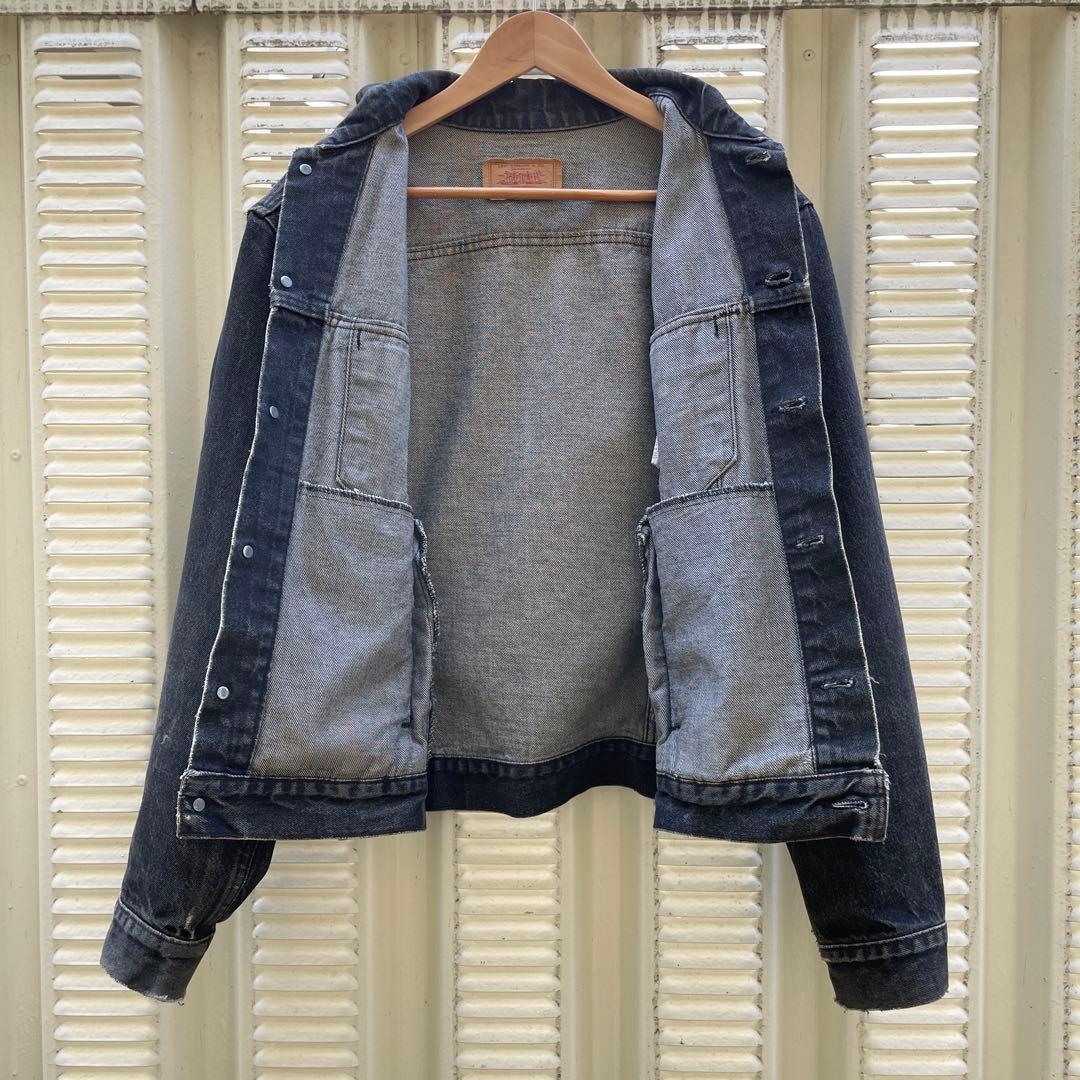 セール！！86s リーバイス 70506 デニムJKT 先染めブラック