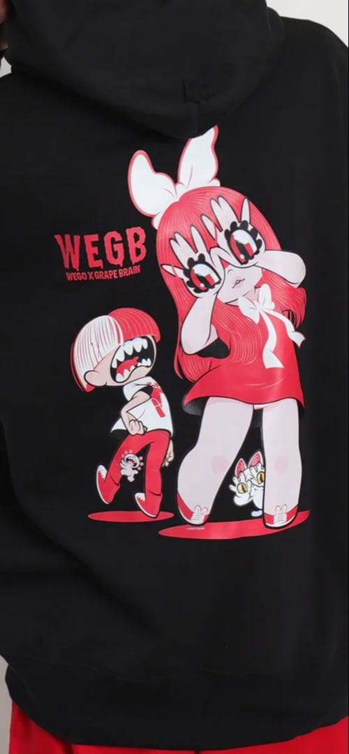 GRAPE BRAIN x WEGB コラボパーカー