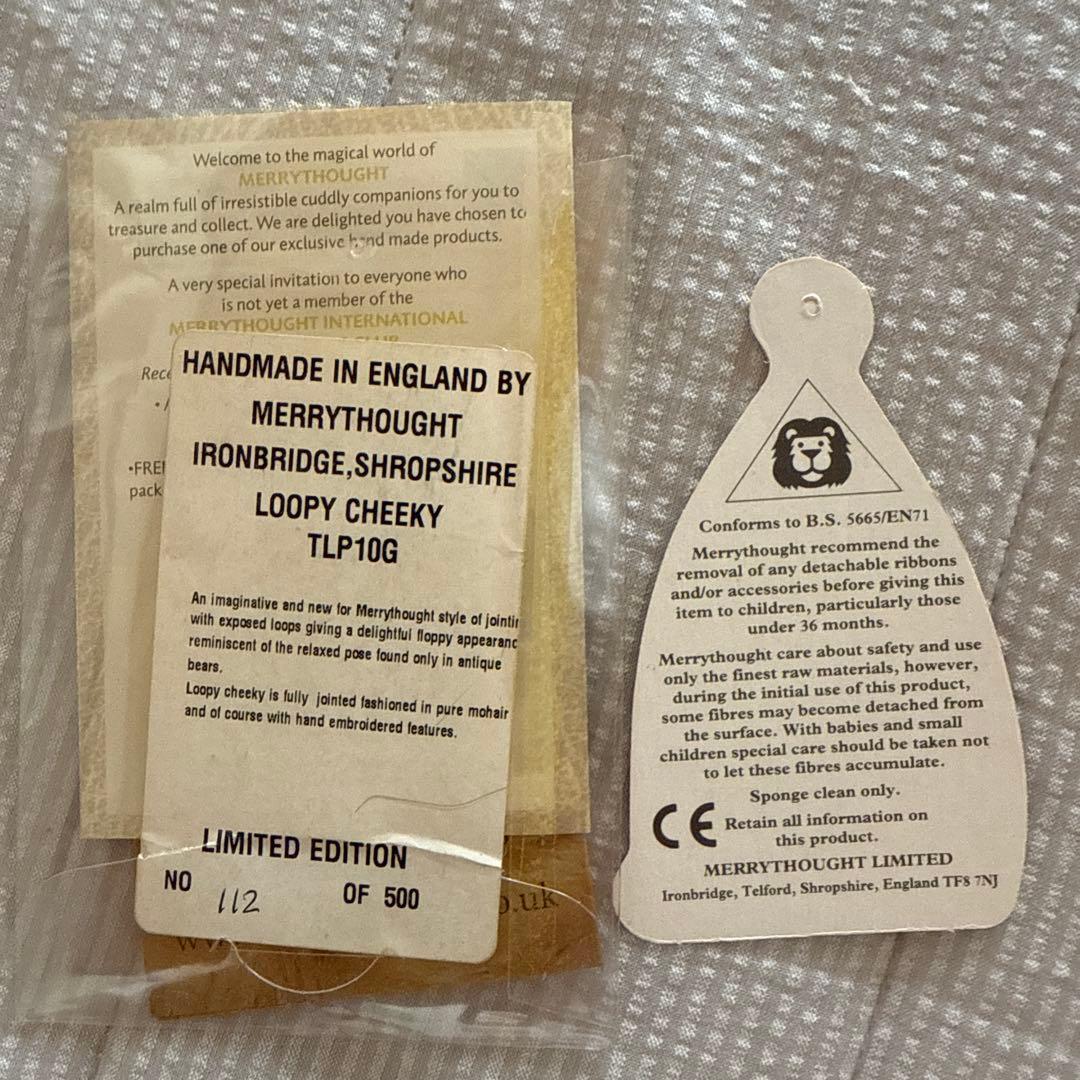 【ヴィンテージ】タグ有メリーソート Loopy Cheeky チーキーベア