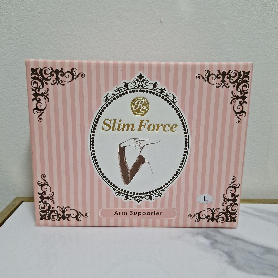 ロマンスシェレーヌ　スリムフォースアームサポーター　ブラック