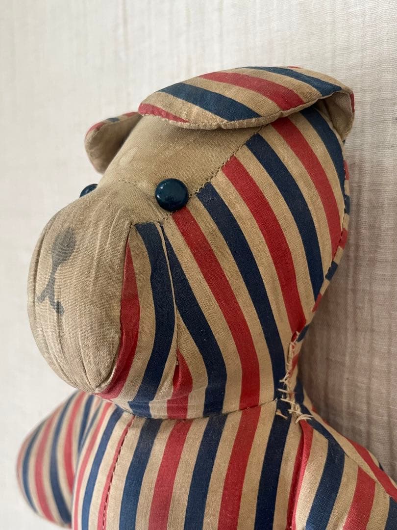 アンティークヴィンテージUSAテディベア うさぎドール古びたぬいぐるみ