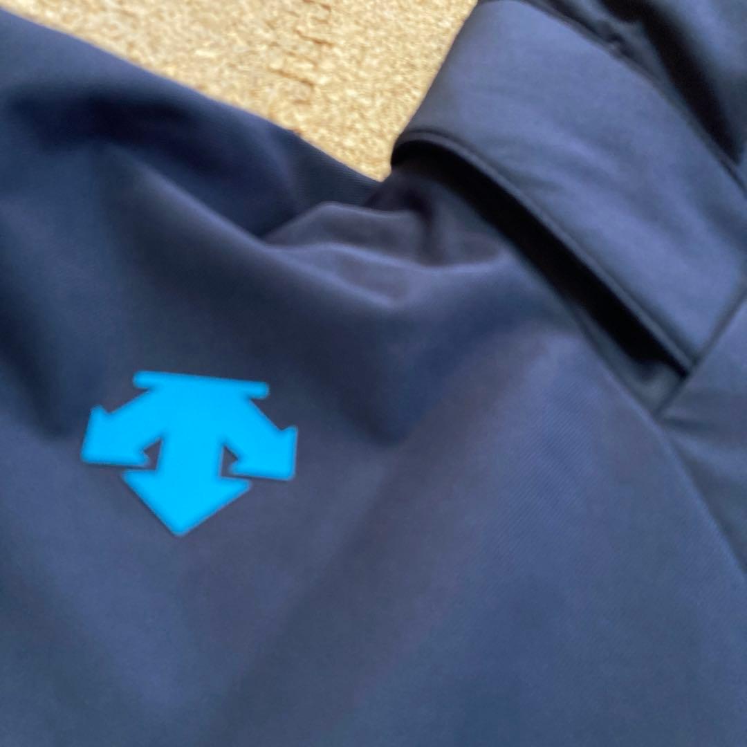 【美品】デサントdescentスキーウェアS.I.Oスキー HEATLメンズ紺黄