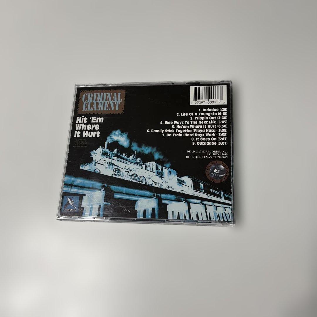 洋楽 CRIMINAL ELAMENT / HIT 'EM WHERE IT HURT