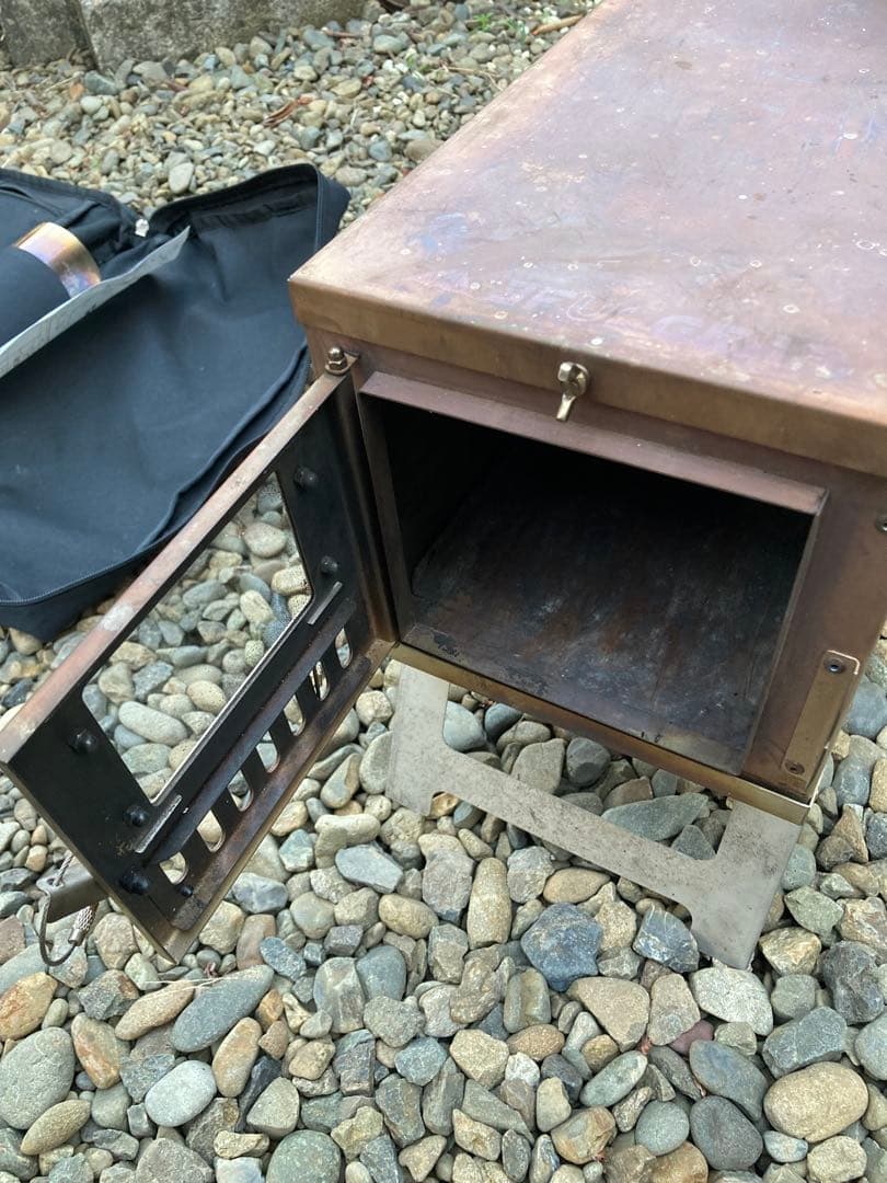 3F UL GEAR 軽量 折りたたみ 薪ストーブ ガラス扉付き 持ち出し楽