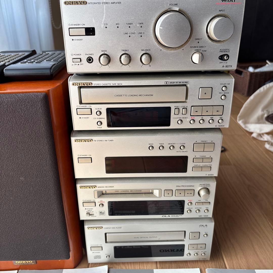 【ONKYO】コンポ（ステレオアンプほか）