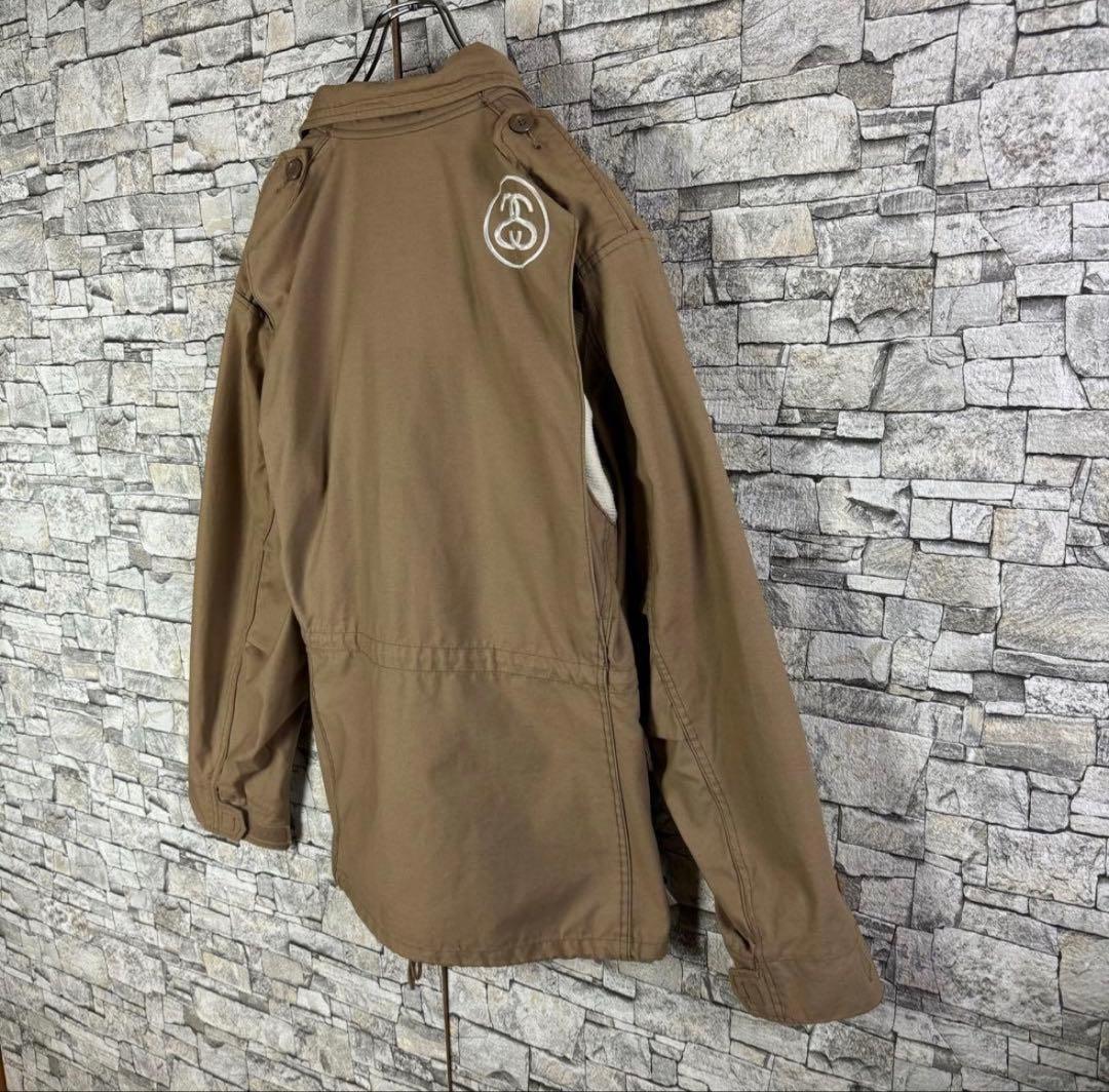 【超希少25周年記念M-65,】STUSSY ALPHA コラボ ジャケット