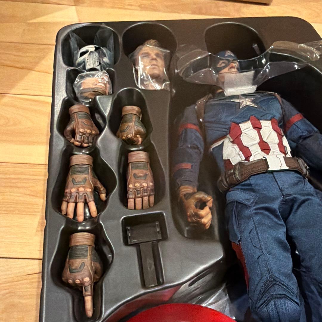 【美品】ホットトイズ MMS350 キャプテンアメリカ シビルウォー