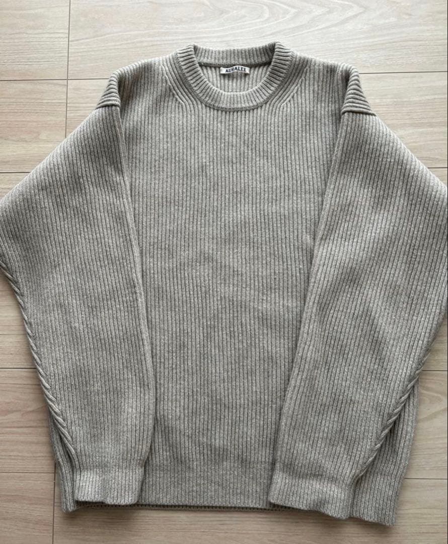 AURALEE CASHMERE WOOL オーラリー カシミヤ ウール ニット