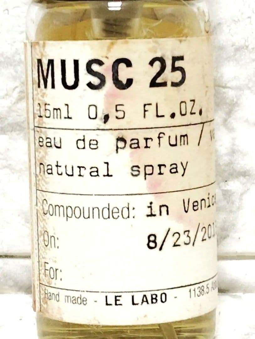 香水　新品　限定　LE　LABO　MUSC　25　オードパルファム　15ml