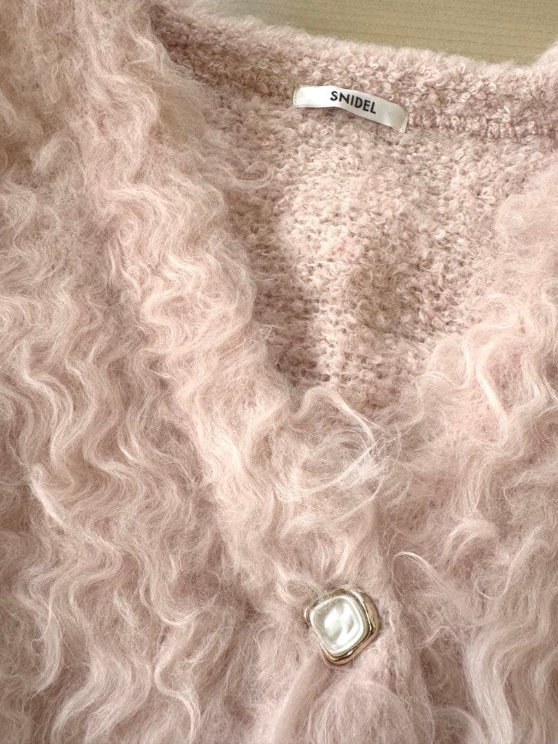 スナイデル　シャギーカーディガン