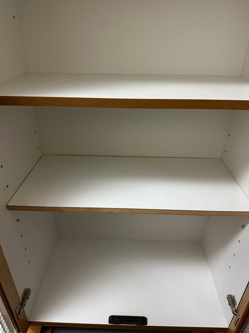 木製ガラス扉付き本棚 木製ラック　頼める便　ガラスキャビネット　おしゃれ