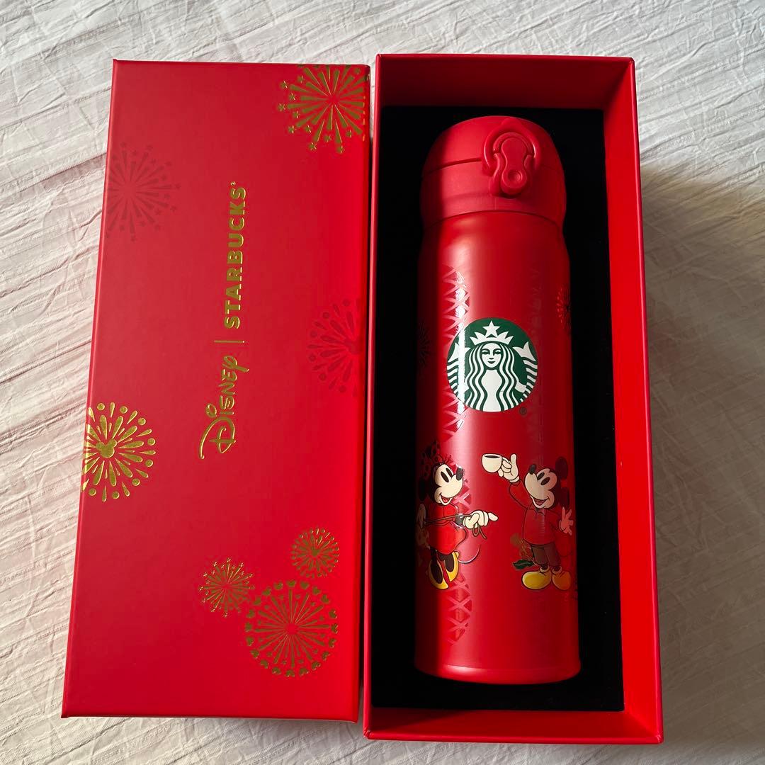【中国スタバ限定】ディズニー×スターバックス ステンレスボトル ミッキー＆ミニー