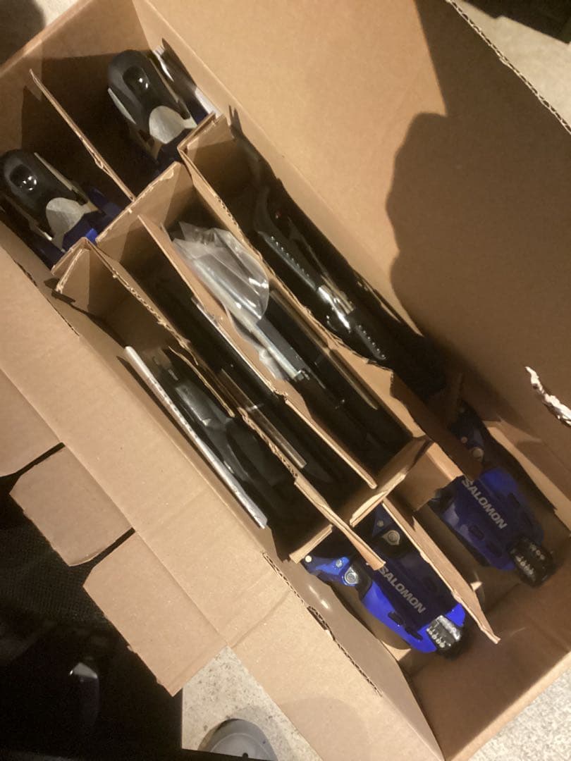 新品　SALOMON X16 スキー ビンディング 青色