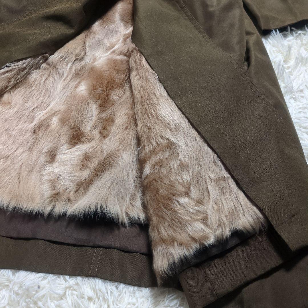 高級毛皮ブランドSilverBlu IEMURA　リアルファーライナー付ロングＭ