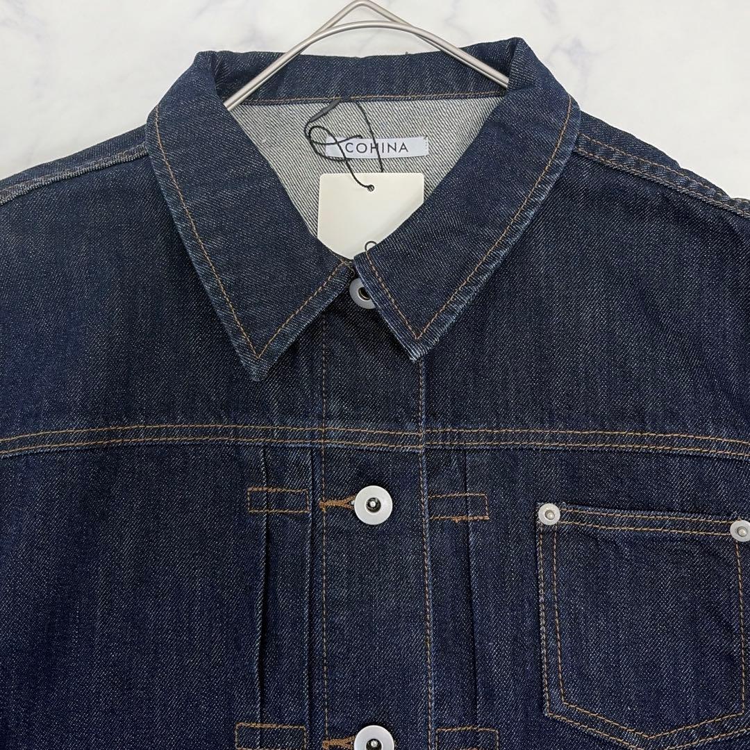 新品 COHINA ルーズデニムジャケット XS