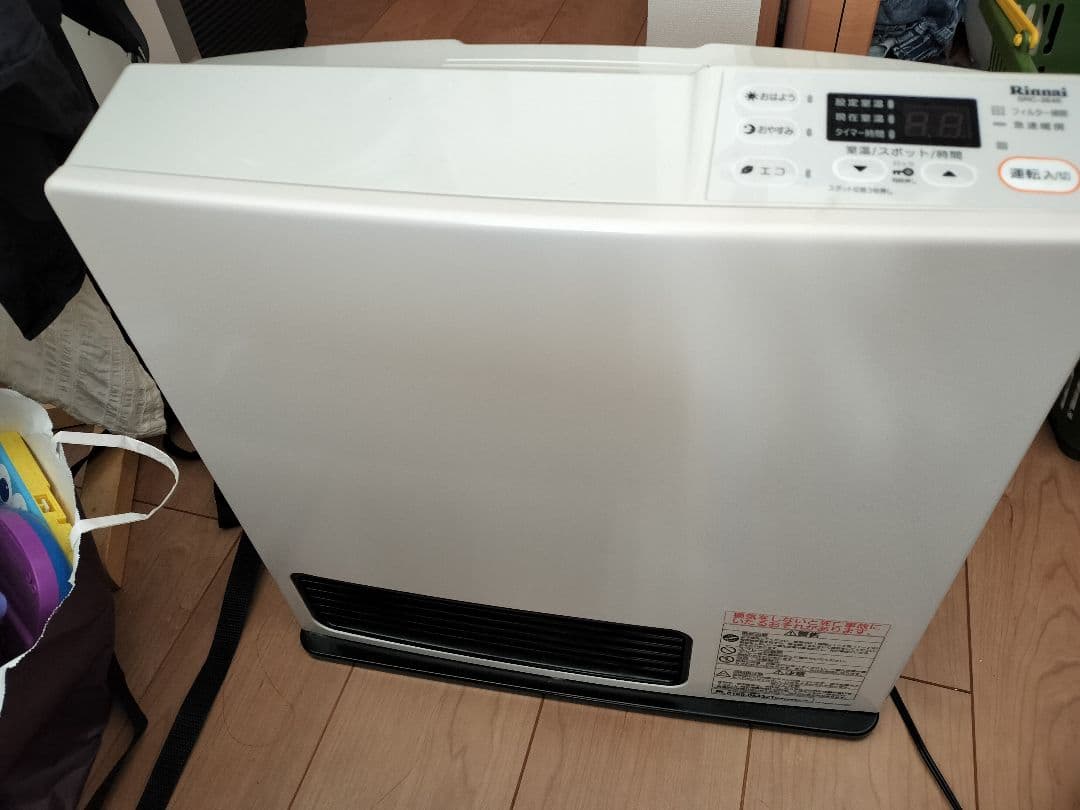 Rinnai ガスファンヒーター SPC-364E 都市ガス用 ホース付き