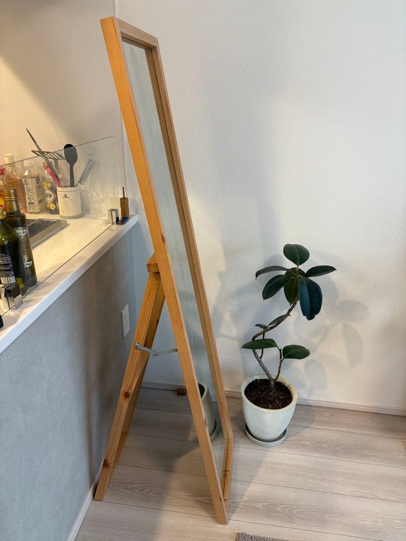 無印良品 ミラー大/パイン材