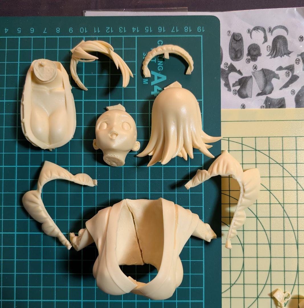 中古ガレージキット 鉄虎竜 1/5 侍魂 天下一剣客伝 いろは