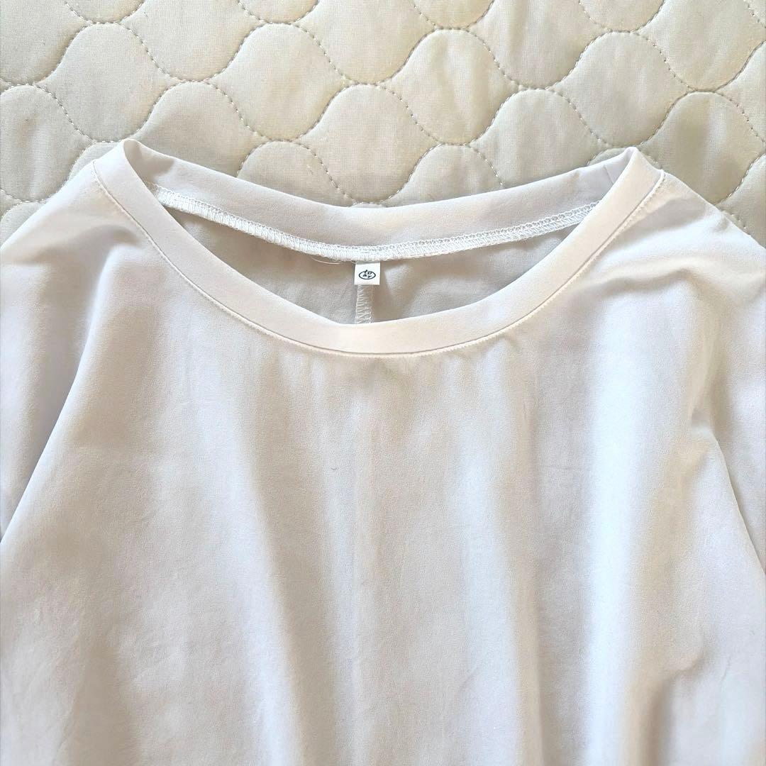 人気商品✴︎BEARDSLEY 後ろドレープTブラウス　アイボリー