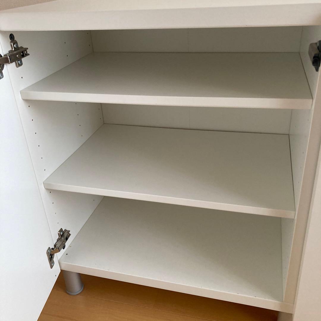 IKEA ベストー　収納棚　白