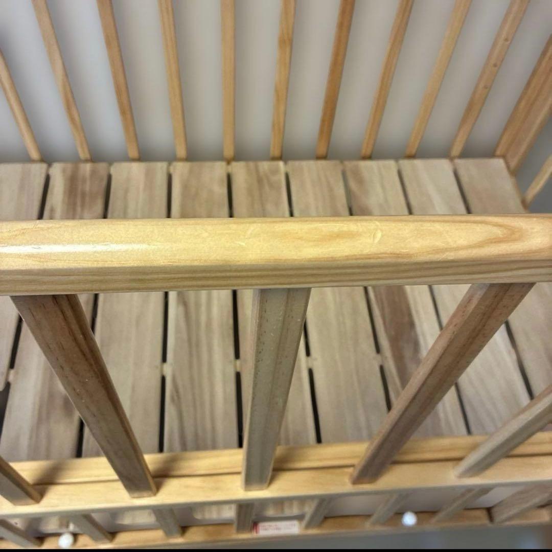 KATOJIカトージ ハイシートベビーベッド　ハイタイプ　ベビーベッド