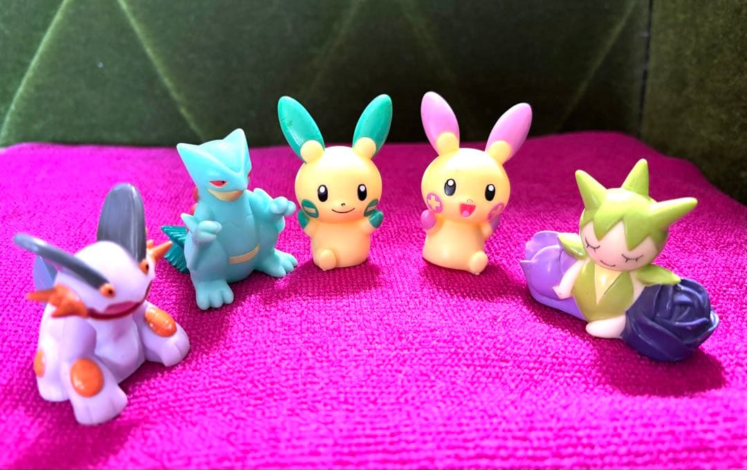 【限定品】ポケモンキッズ 色ちがい5体セット プラスル マイナン ジュカイン 他