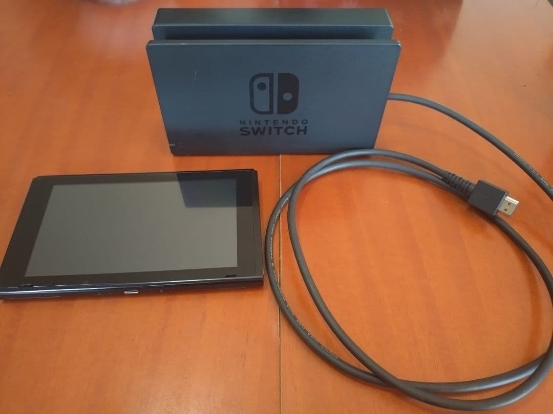 スイッチ本体ジャンク品、スイッチドックセット純正