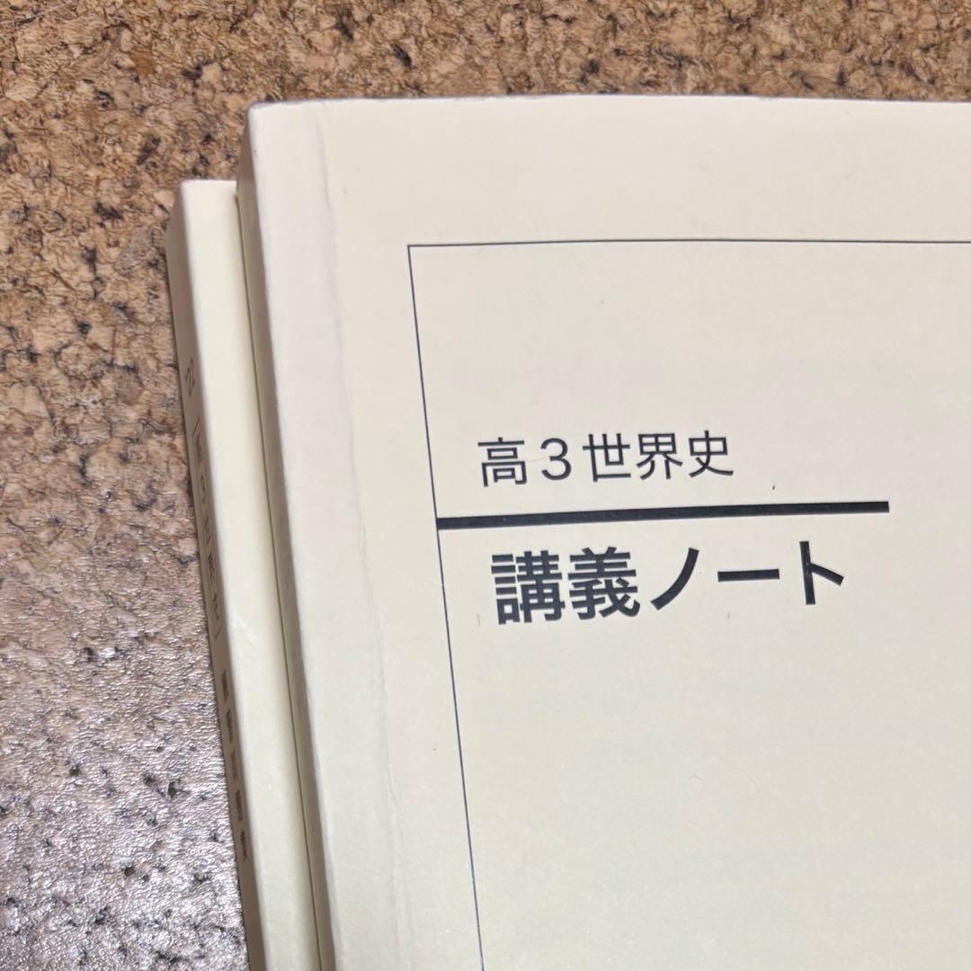 鉄緑会　高3世界史　講義ノート、練習問題集