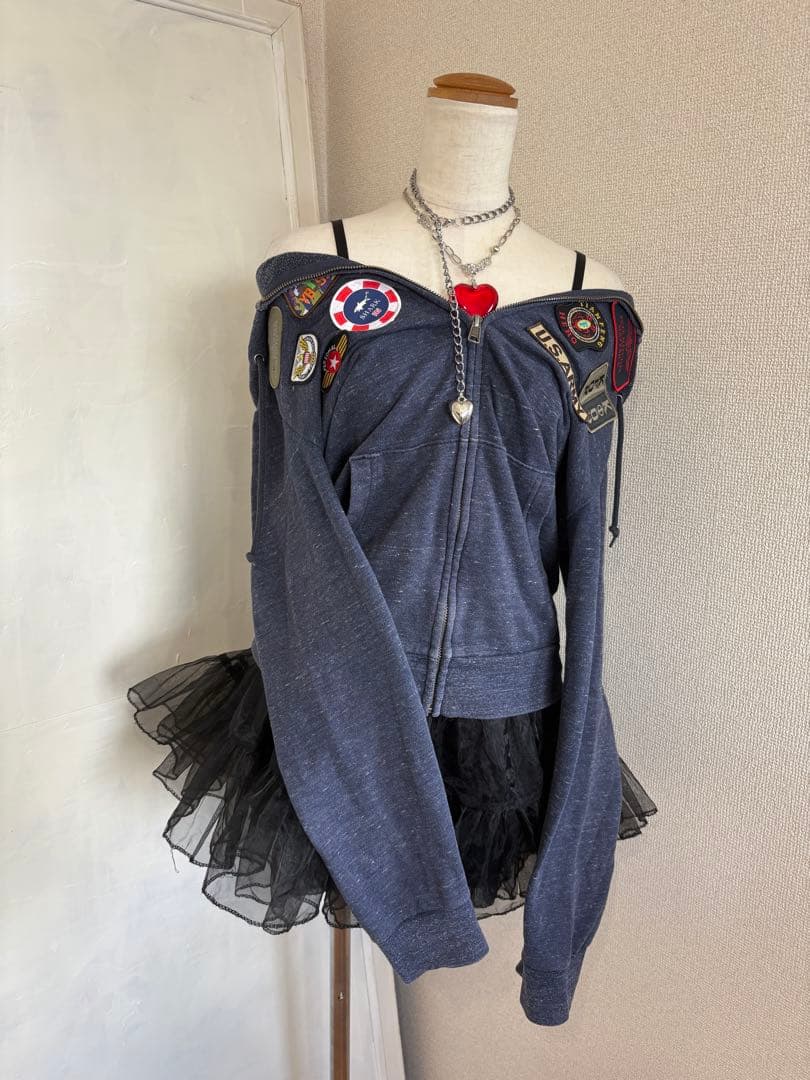 レア✴︎ワッペン軍もの平成ギャルフェアリーグランジNANA平成ギャルy2k古着屋