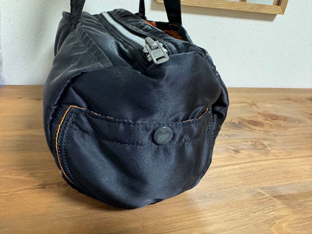 美品PORTER タンカーブラック ドラムバッグ