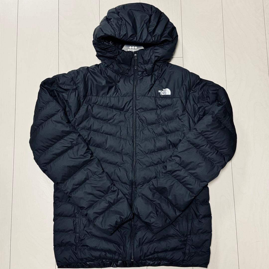 THE NORTH FACE ノースフェイス サンダーフーディ 黒 XL ダウン