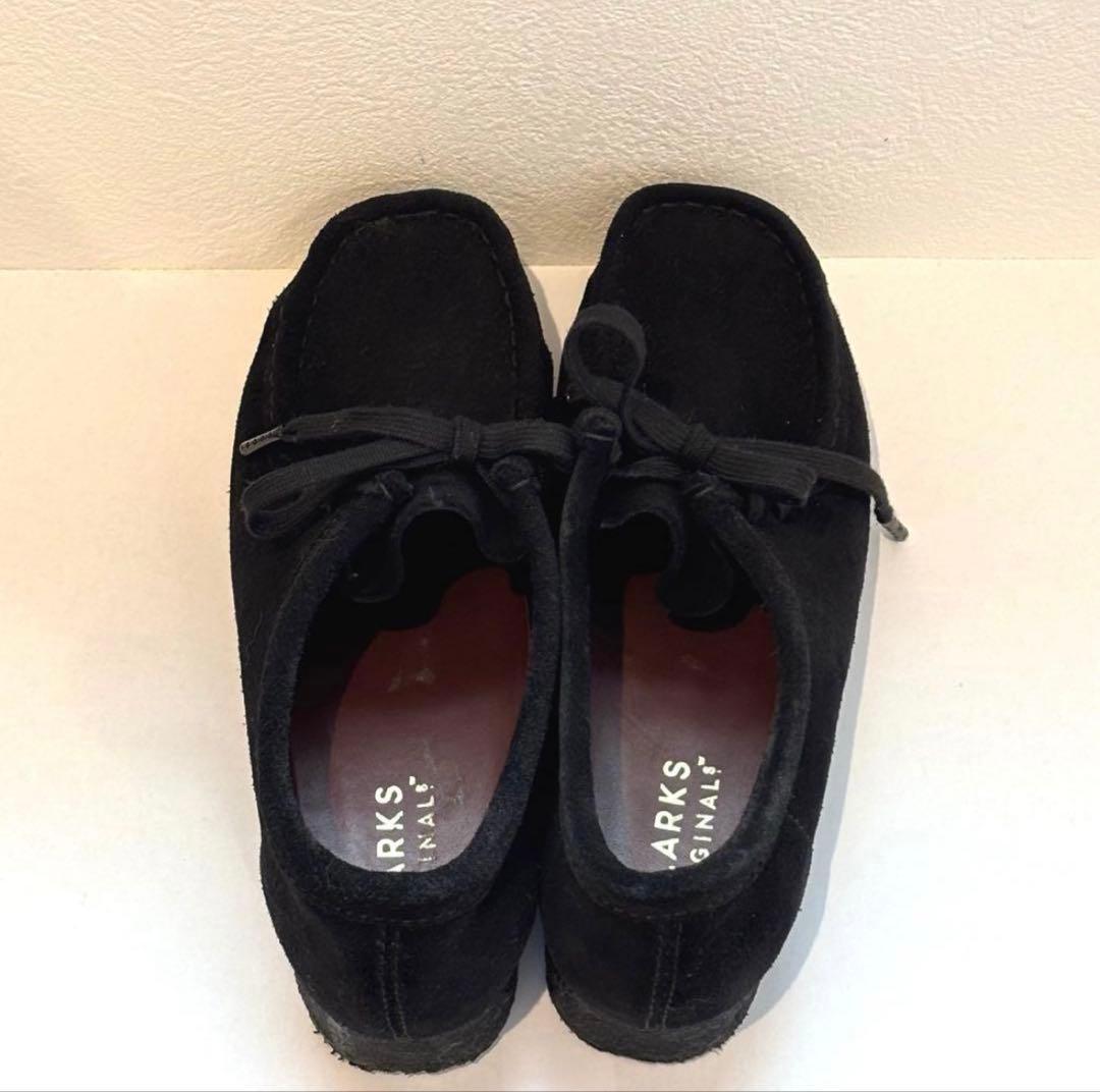 Clarks Wallabee ブラックスエード UK5 1/2(24cm)