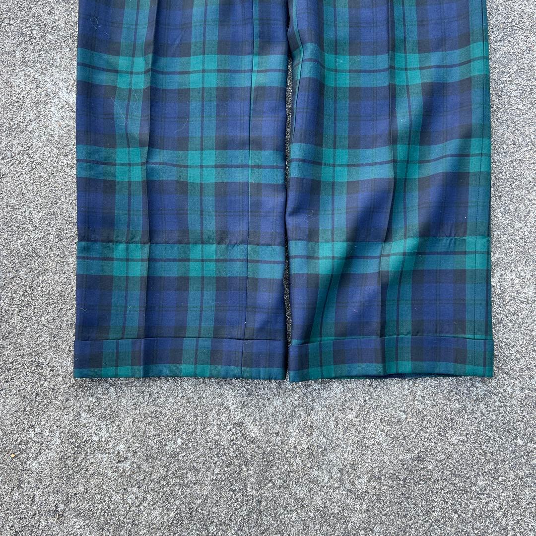 90s j.press チェックスラックス　ブラックウォッチ　y2k