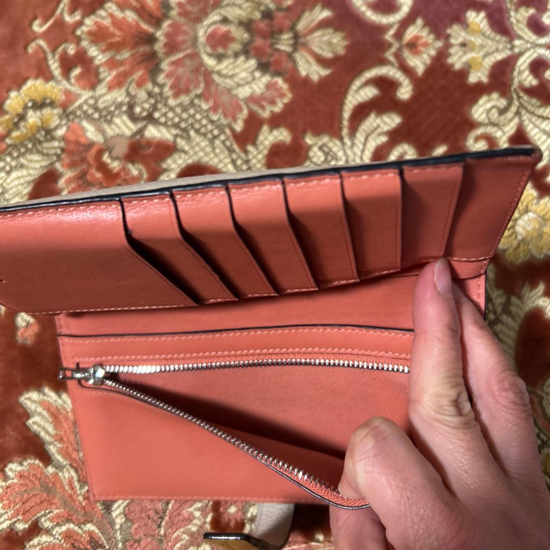 希少✨付属品完備✨ロエベ長財布 ラージバーティカルウォレット バイカラー