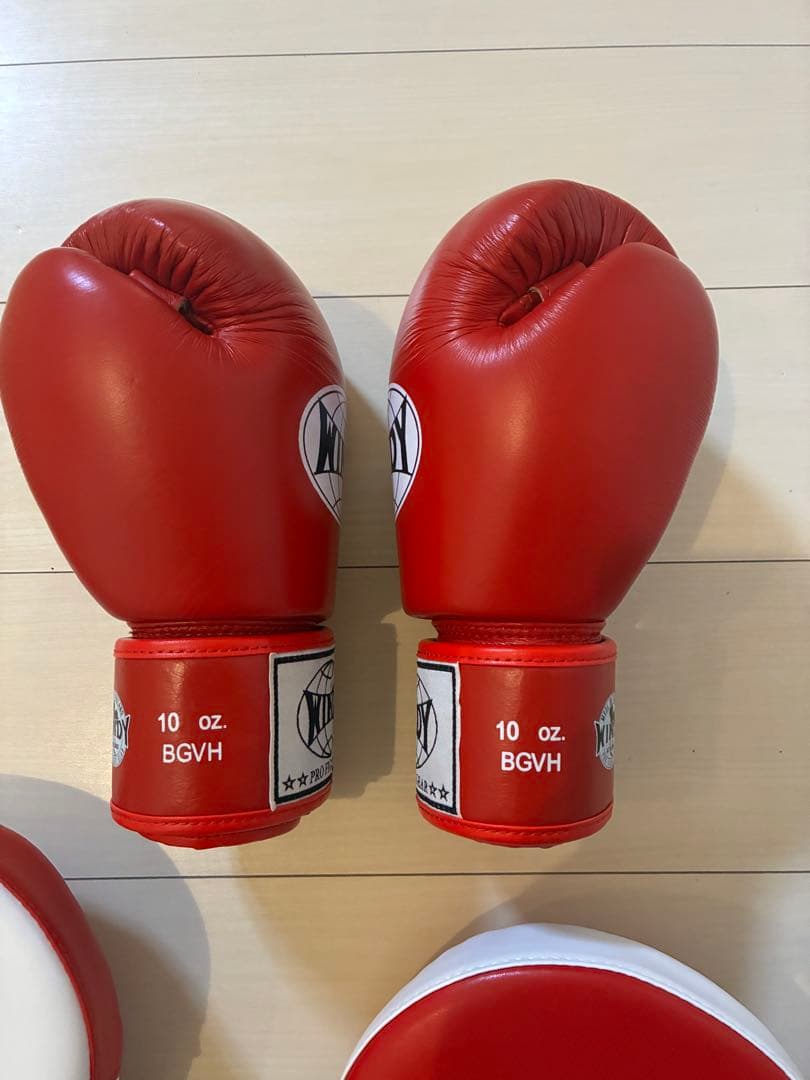 WINDY ボクシンググローブとTRANミットセット