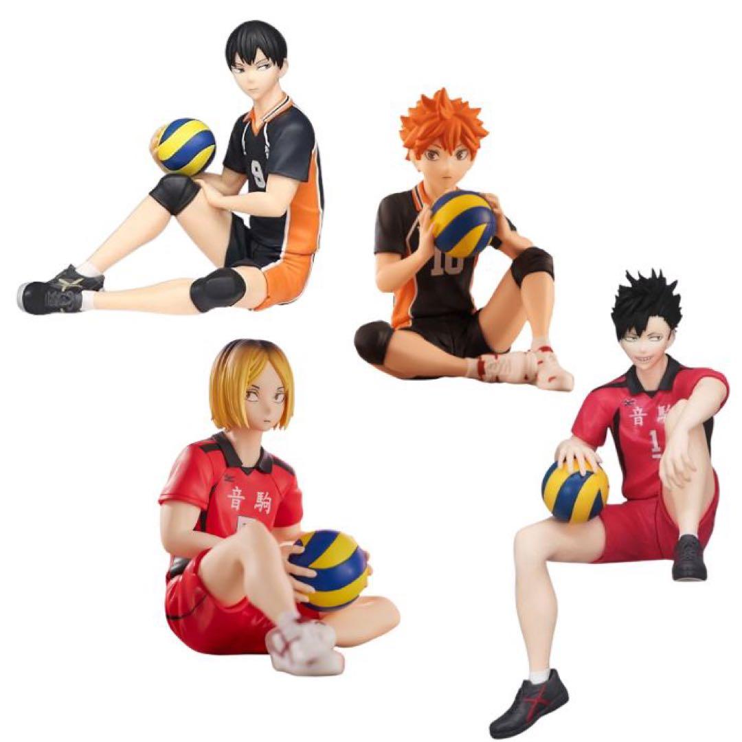 ハイキュー!! フィギュア 4体セット　研磨　影山　日向　黒尾