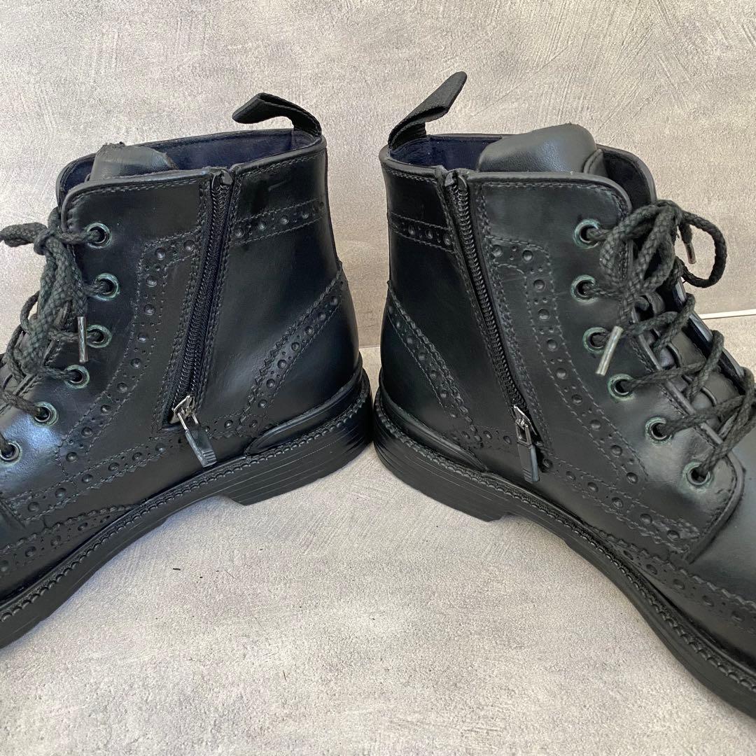 REGAL リーガル サイドジップ カントリーブーツ ウィングチップ 27.5