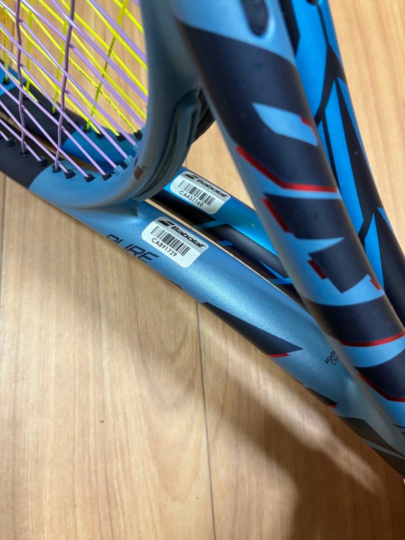 Babolat PURE DRIVE テニスラケット 2本セット G2 ブルー
