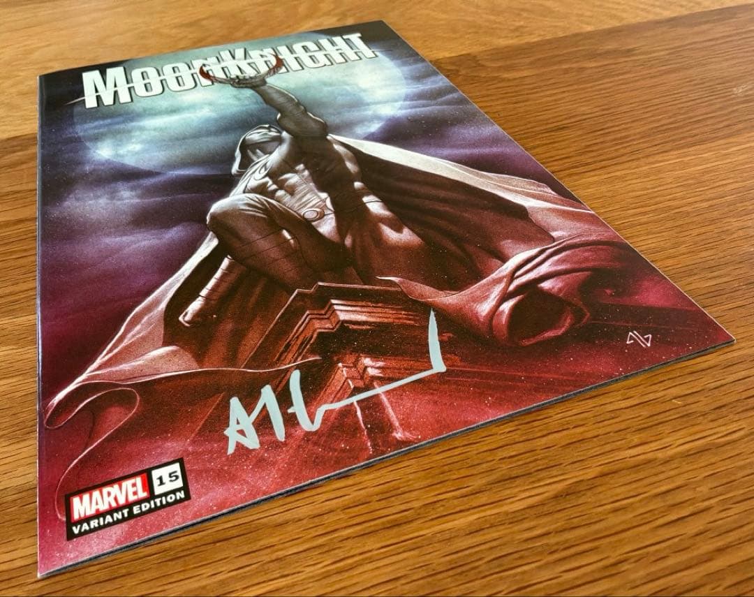 Moon Knight 15 サイン入りAdi Granov表紙 アメコミリーフ