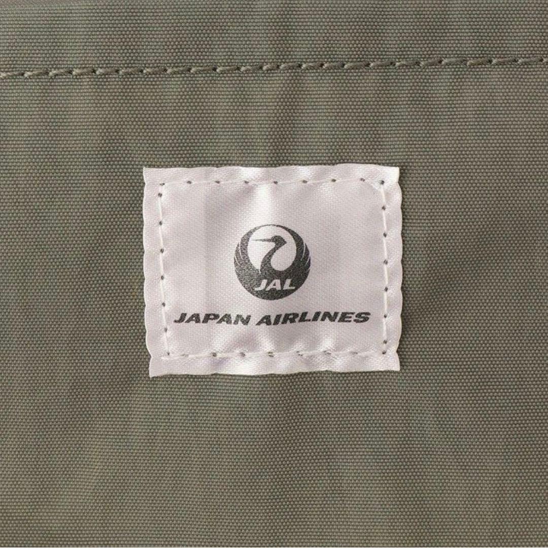 【正規品】JAL mall限定JAL ボールアンドチェーン　エコバッグMグレー