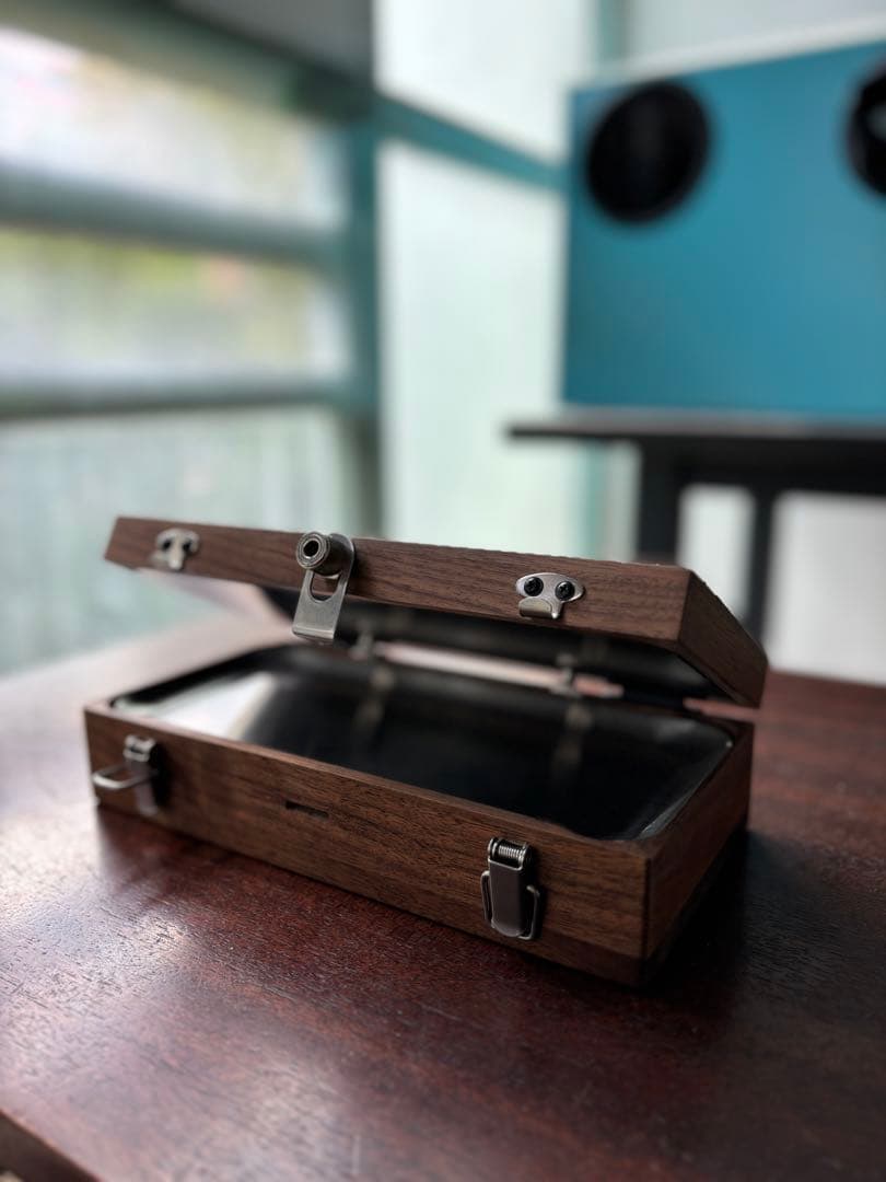 木製油絵画用ケース　職人手製　三脚付き