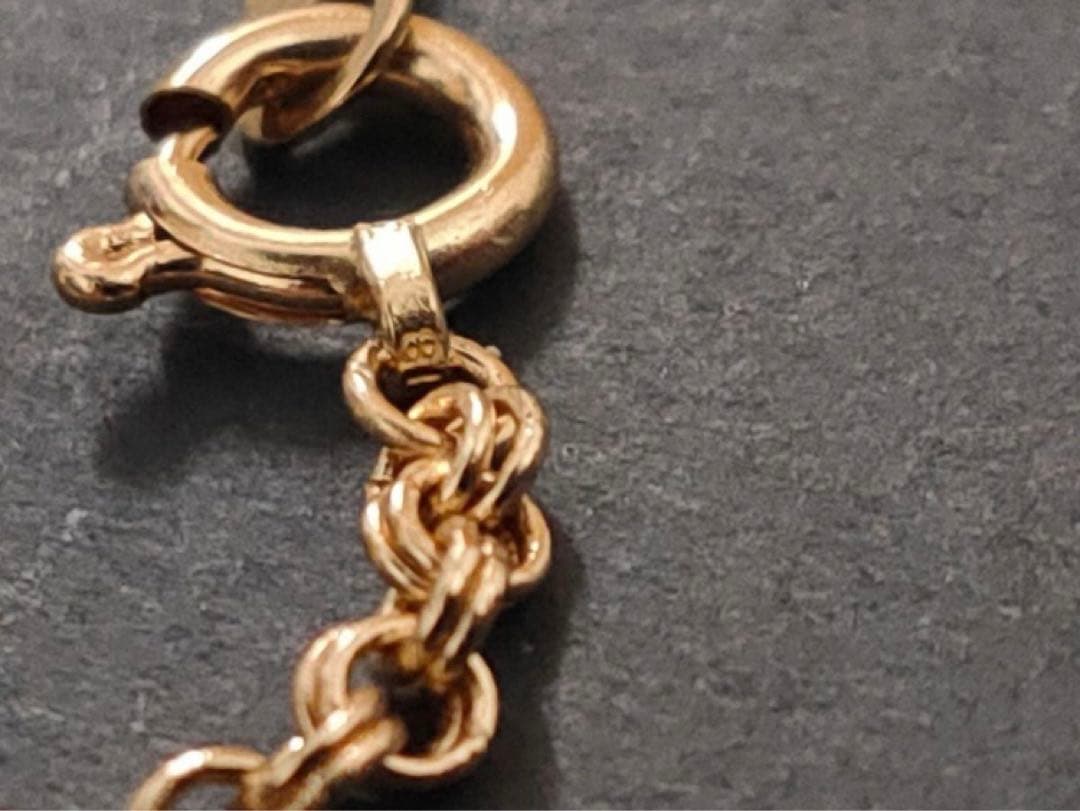 K18 ロールチェーンネックレス　造幣局検定刻印