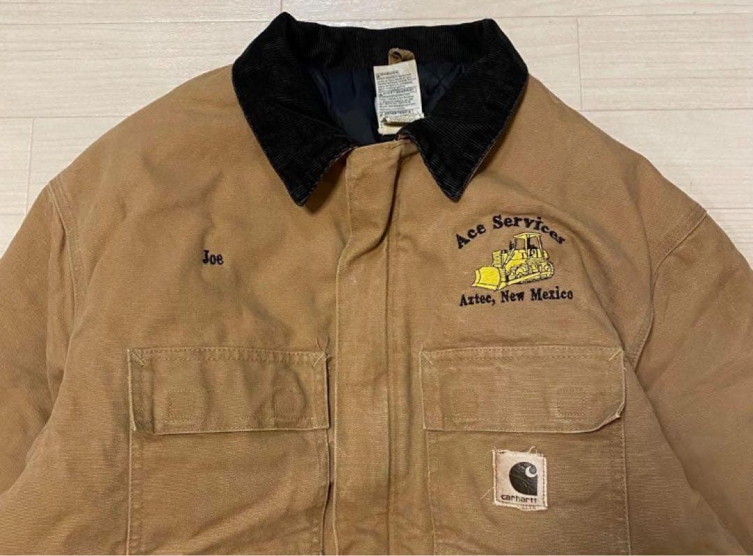Carhartt トラディショナルコート Duck Coat 企業ロゴ USA製
