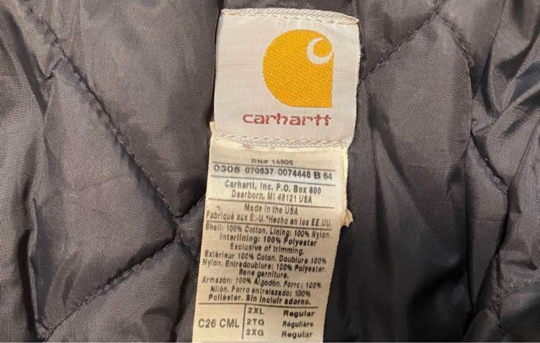 Carhartt トラディショナルコート Duck Coat 企業ロゴ USA製